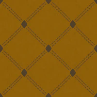 Mustard Diamond Lattice carta da parati