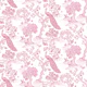 Pink Peacock Garden Toile