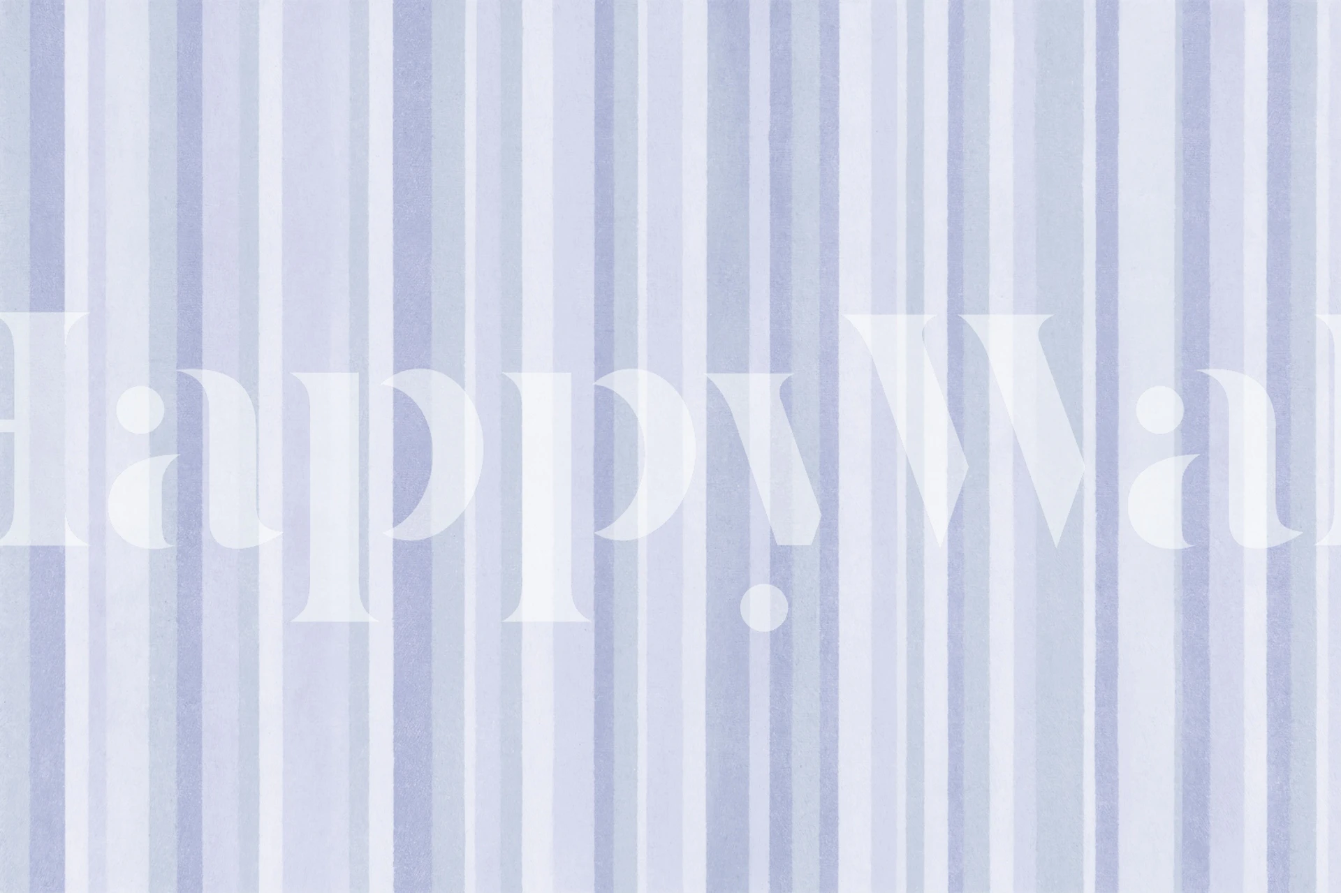 Purple striped wallpaper in a soft modern room