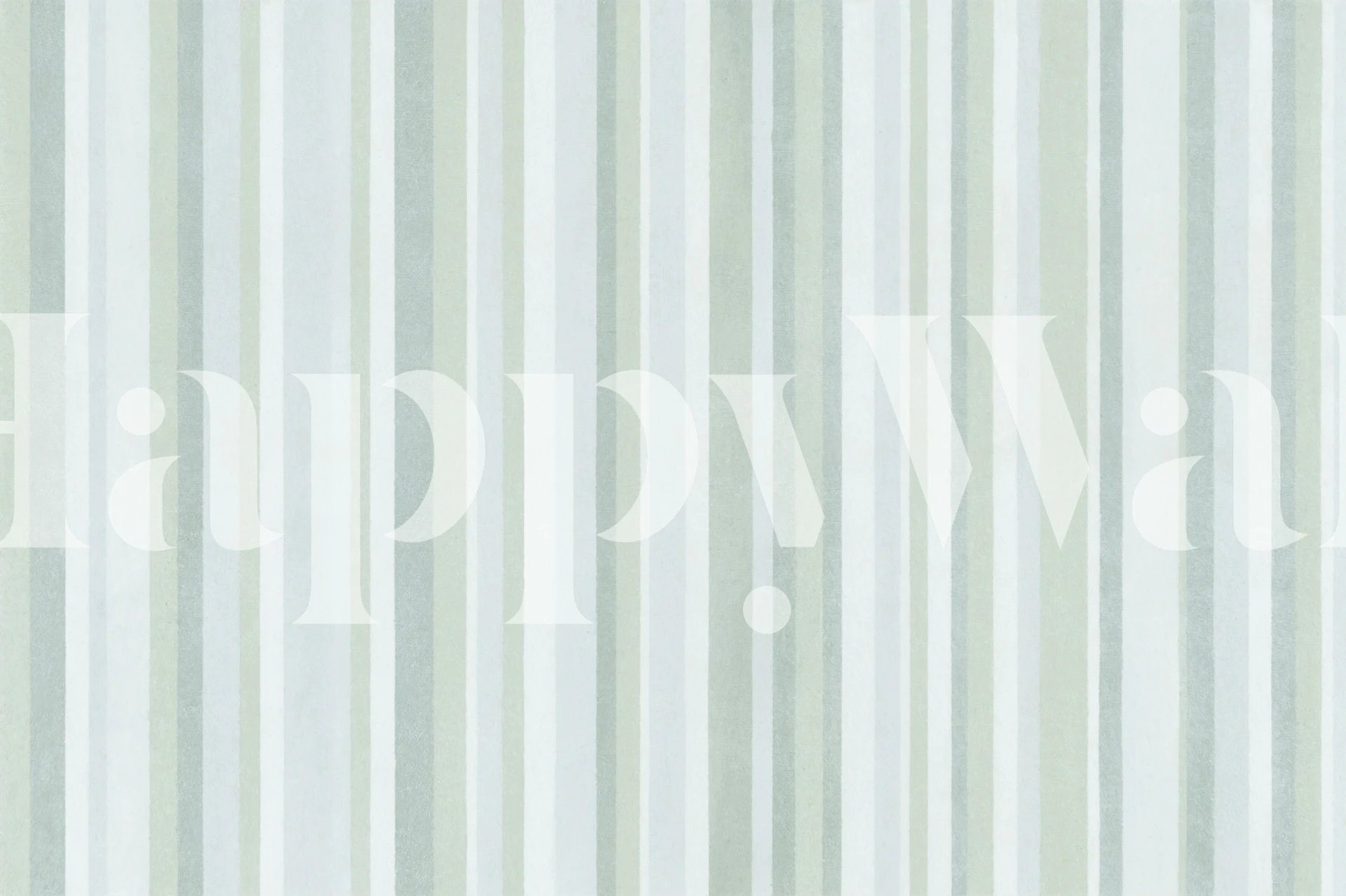 Grey striped wallpaper in a modern room