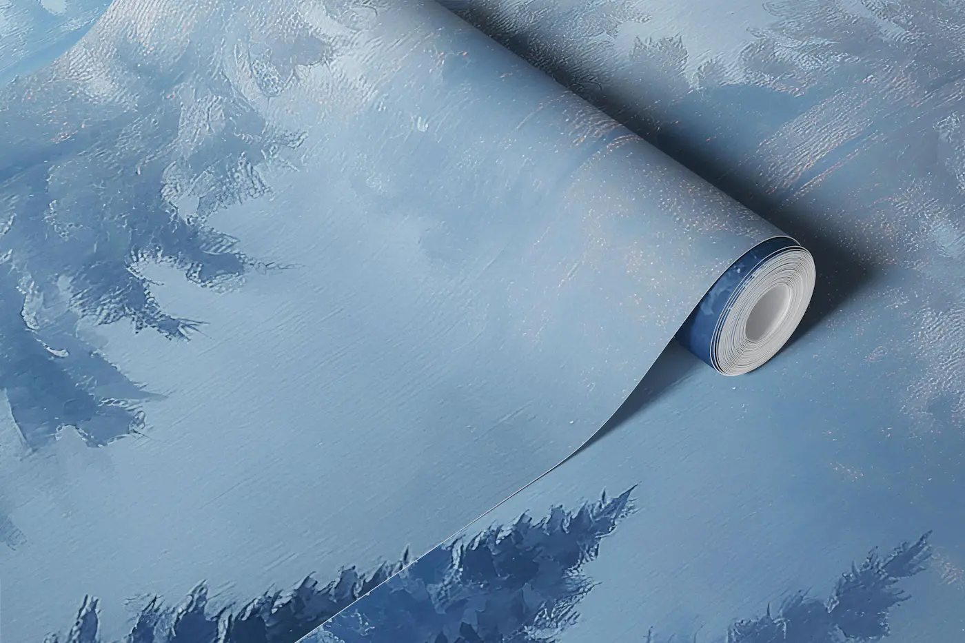 Mystic Forest Blue View wallpaper roll