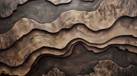 Organic Wood Flow Dark tapete