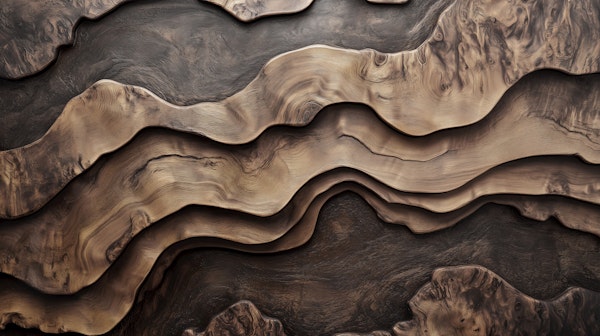 Organic Wood Flow Dark