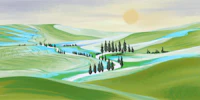 Ethereal Fields 7 papel pintado