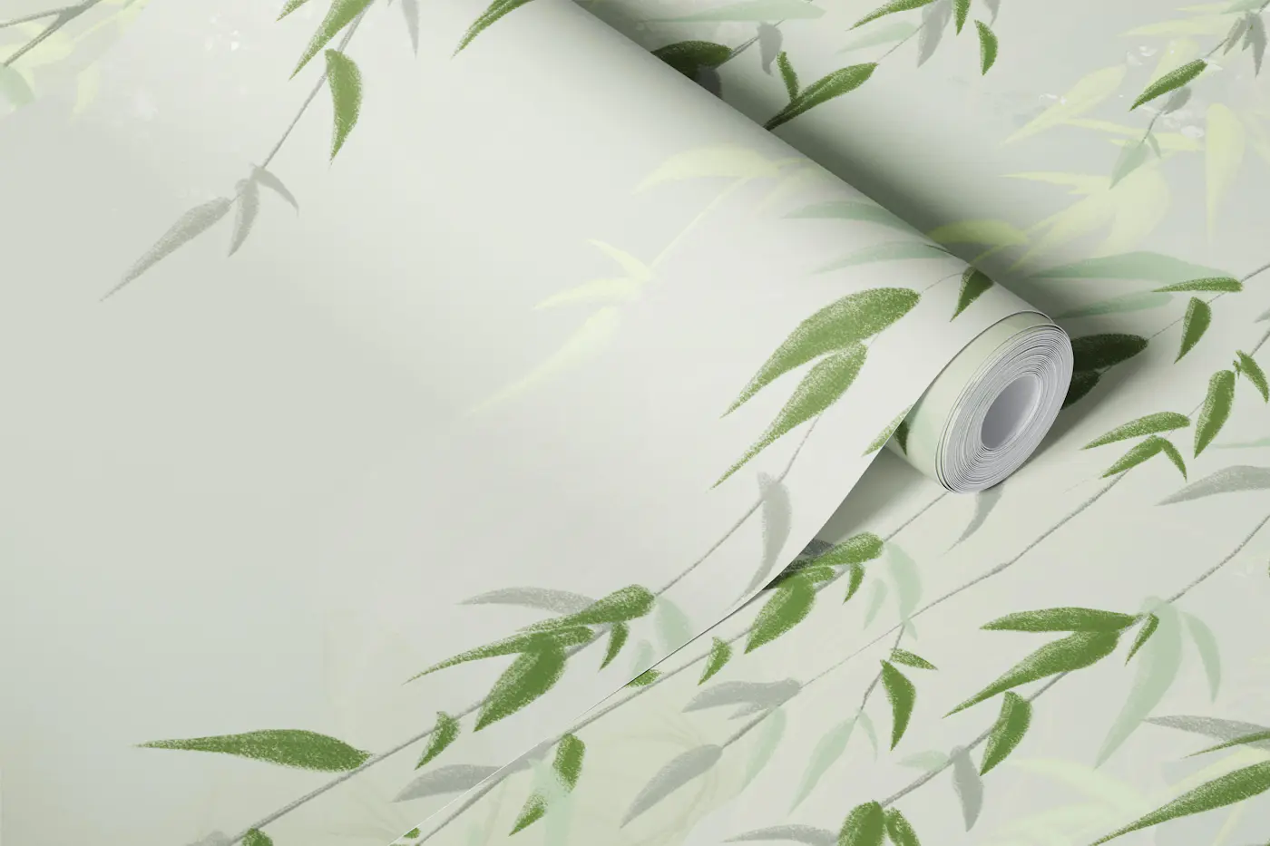 Green Veil wallpaper roll