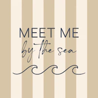 Coastal Quote With Ocean Waves tapeta