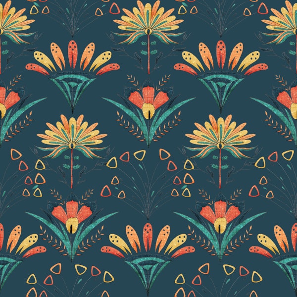 Midnight Petal Meadow