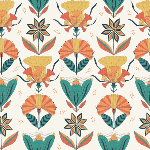 Sunlit Tulip Harmony