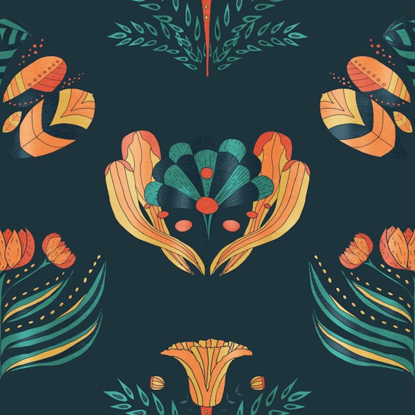 Midnight Bloom Crest