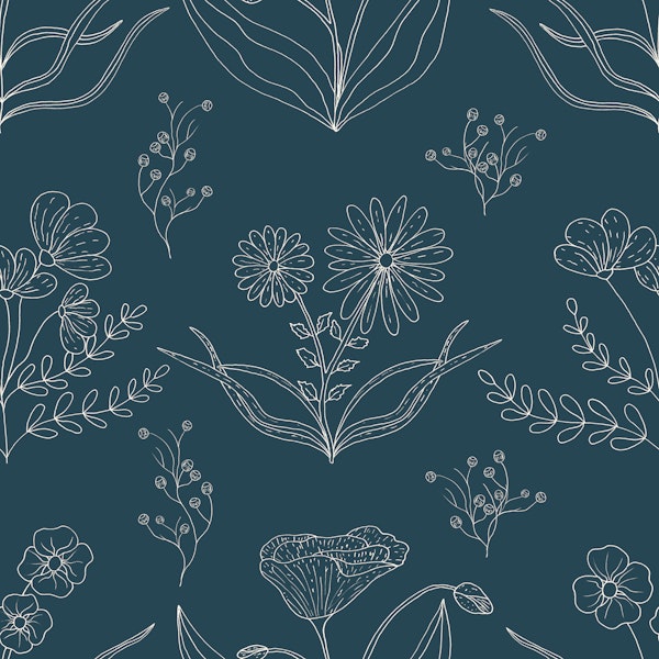 Midnight Sketch Garden