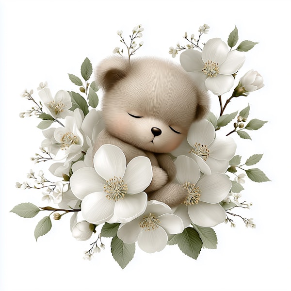 Floral Teddy Bear Nursery