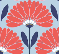 Sailor Daisies - Large tapeta