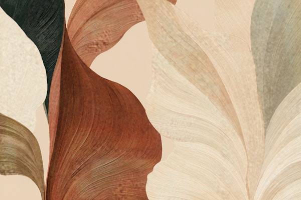 Earthy Flowing Leaves