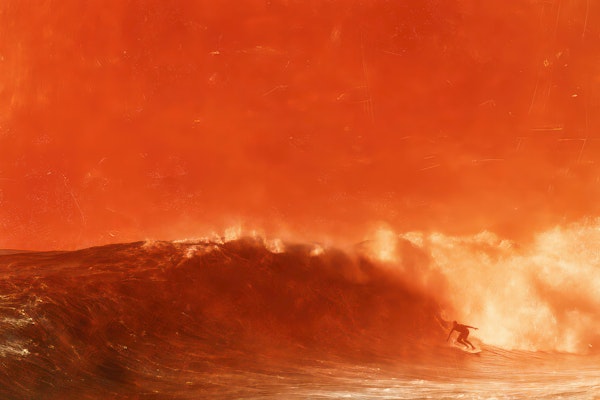 Burning Orange Wave
