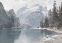 Mist Over Dolomites - Antique Fade tapete