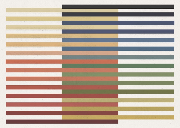 Earth Tone Stripe Geometry