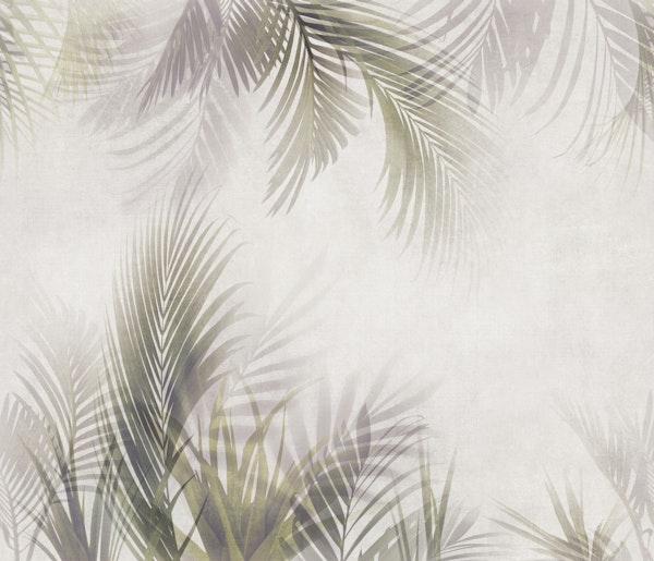 Boracay warm tropical palm leaves continuous
