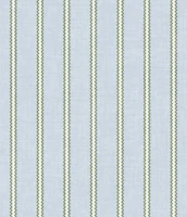 Zigzag Stripe in Muted Green & Blue tapet