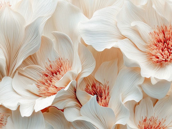 Elegant Peony Bloom Texture