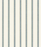 Zingag Stripe in Cream and Blue tapet