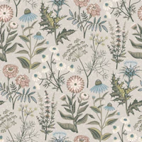 Whispering Herbarium on soft beige tapete