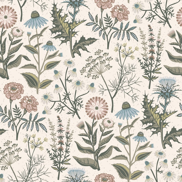 Whispering Herbarium on beige