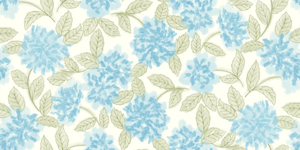 Blue Hydrangea Garden Leaves