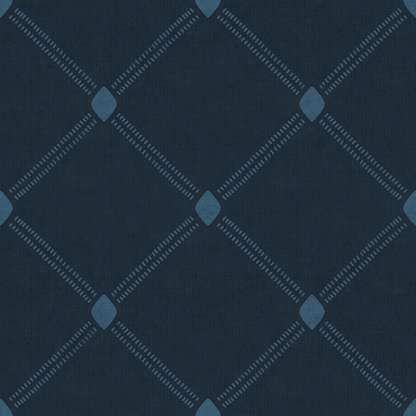 Dark Blue Argyle Textile