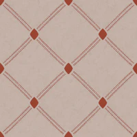 Terracotta Diamond Lattice wallpaper