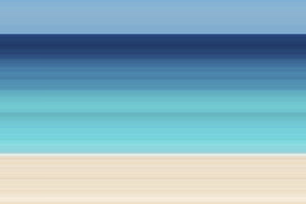 Turquoise Ocean Horizon