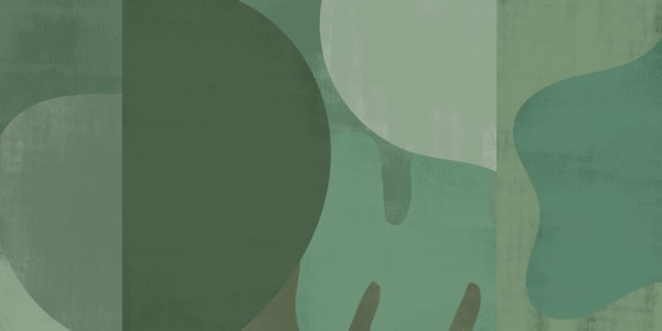 Muted Sage Abstract Shapes
