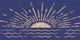 Navy Sunburst Over Ocean
