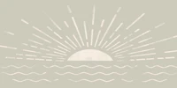 Minimal Sunrise Over Waves tapeta