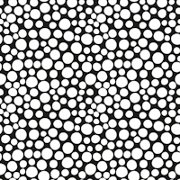 January dots black and white tapetit