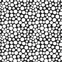 January dots black and white grande tapetit