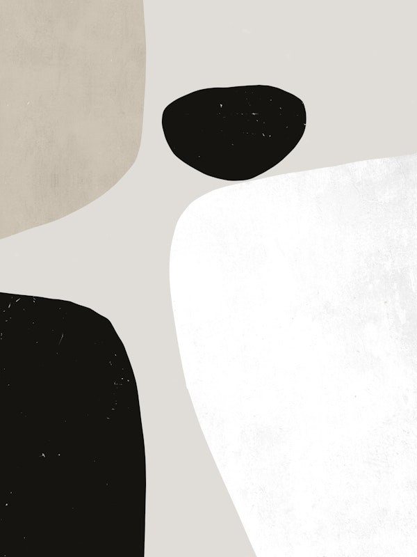 Minimalist Neutral Abstract Shapes