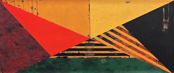 Industrial Geometric Color Blocks