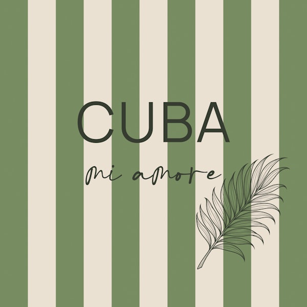 Green Cream Cabana Stripes Cuba