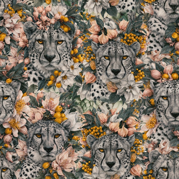 Cheetah Floral Jungle