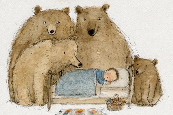 Woodland Bears Cozy Bedtime