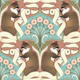 Ragdoll Cat Toilet Paper ArtNouveau Terracota