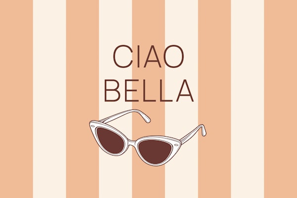 Ciao Bella Retro Sunglasses