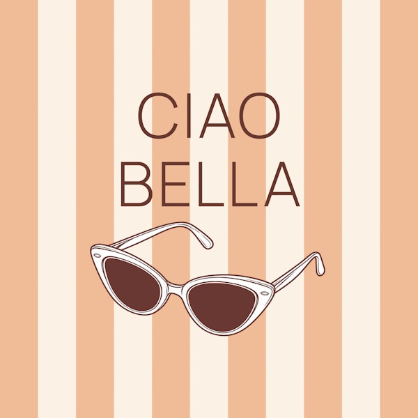 Italian Ciao Bella Wall Quote