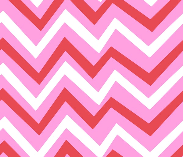 Funky chevron red pink white