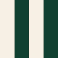 bold vertical Christmas stripes dark green tapete