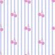 Soft Cherries Stripes Pattern