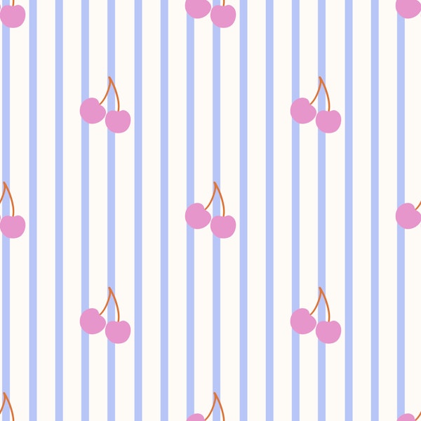 Soft Cherries Stripes