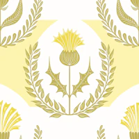 Vintage Thistle and Laurel tapetit