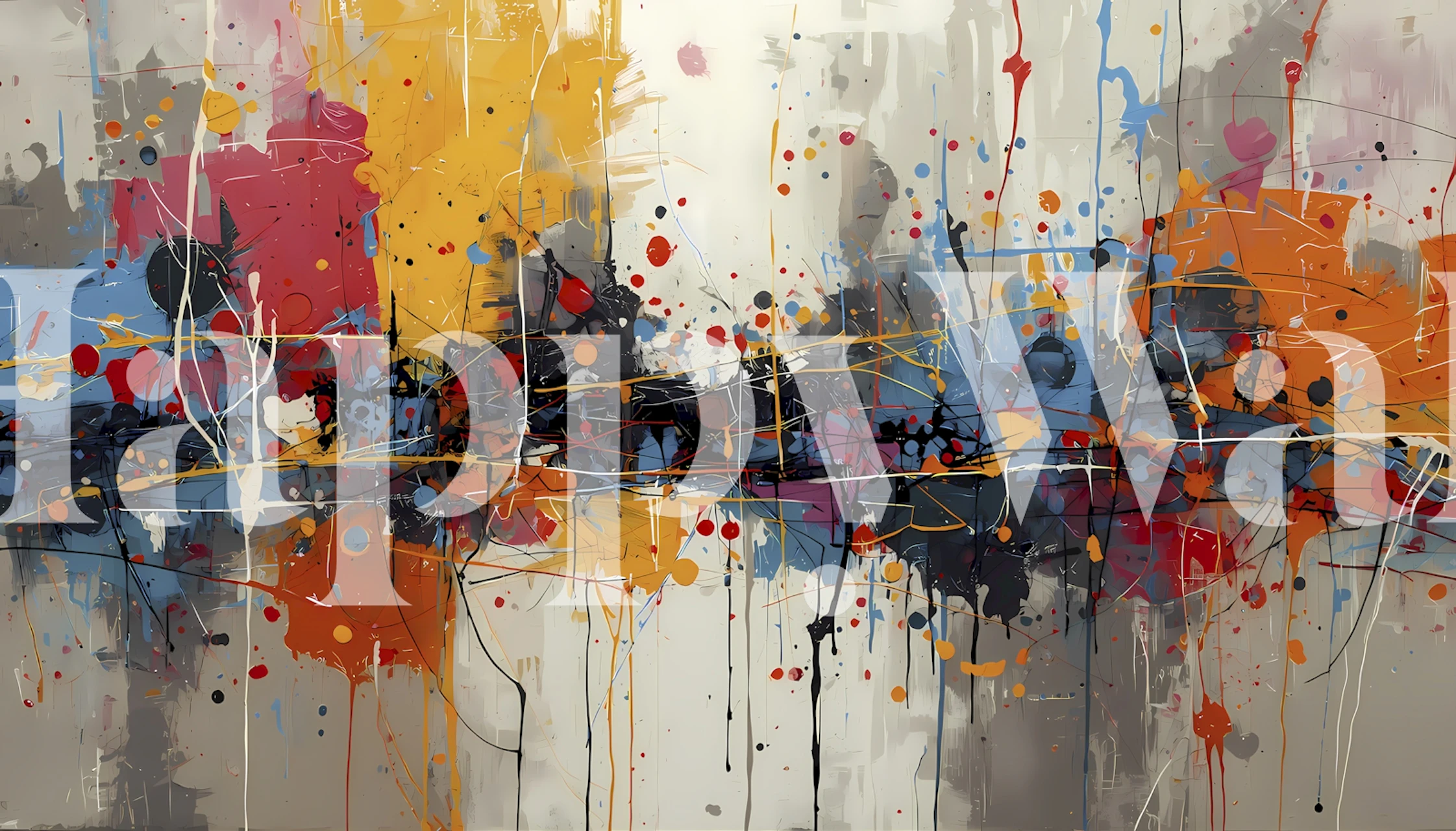 Modern Abstract Color Explosion tapeta