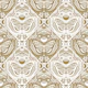Butterflies and Plants Muted Gold WP
